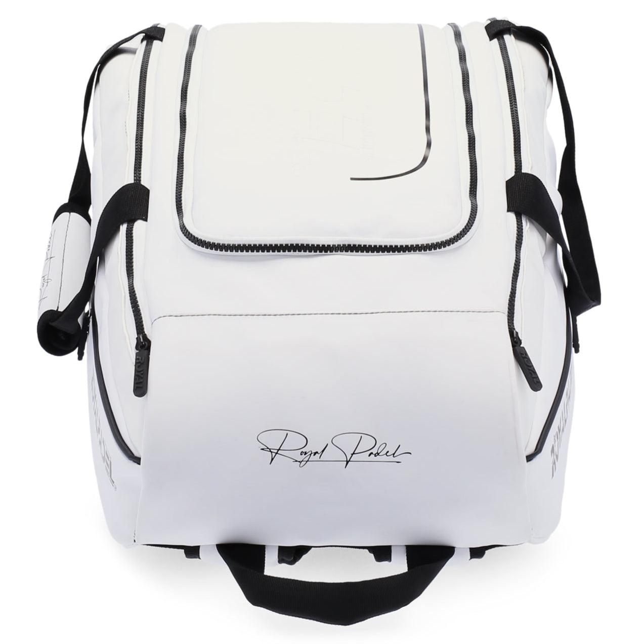 Royal Padel Signature White Racket Bag - Ultimate Padel